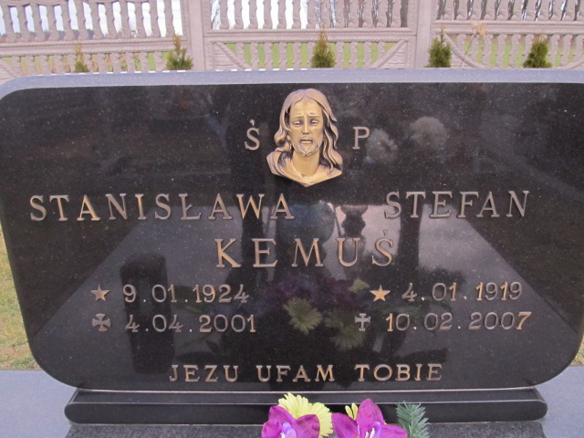 Stefan Kemuś 1919 Złochowice - Grobonet - Wyszukiwarka osób pochowanych