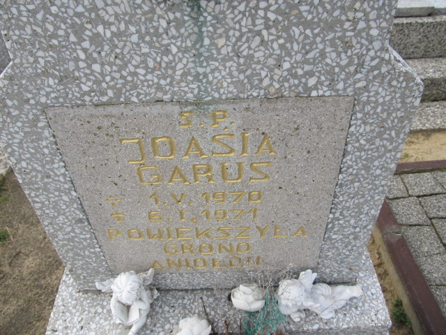 Joanna Garus 1970 Złochowice - Grobonet - Wyszukiwarka osób pochowanych