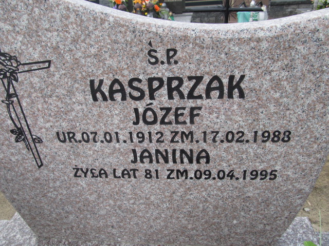 Janina Kasprzak Złochowice - Grobonet - Wyszukiwarka osób pochowanych