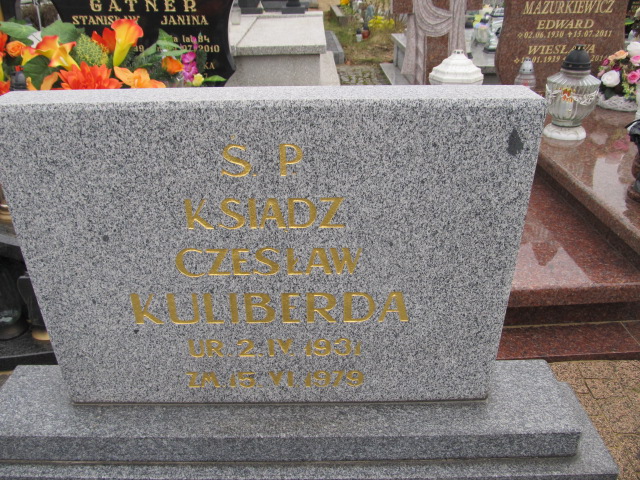 Czesław Kuliberda 1931 Złochowice - Grobonet - Wyszukiwarka osób pochowanych